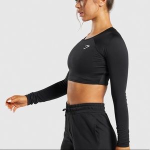 NEW Gymshark Long Sleeve Crop Top